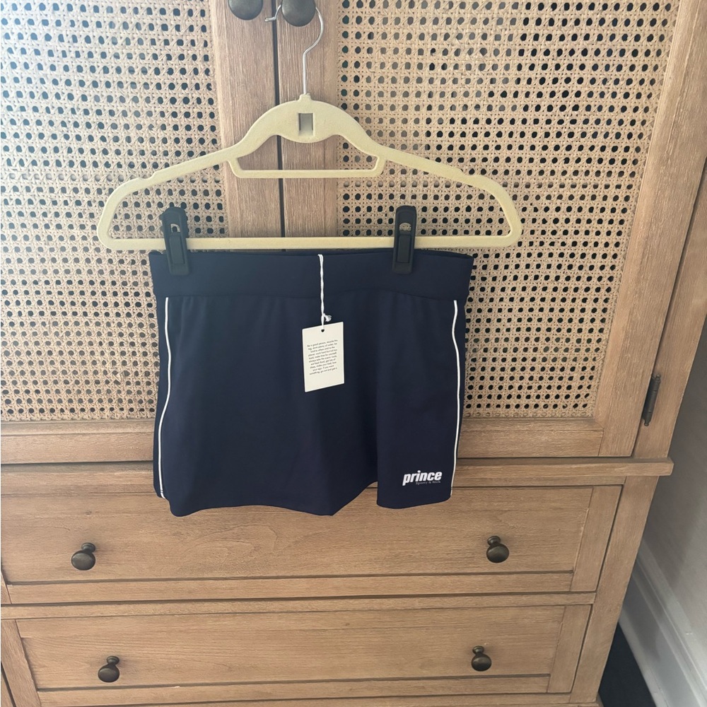 Sporty & Rich Navy Mini Skirt